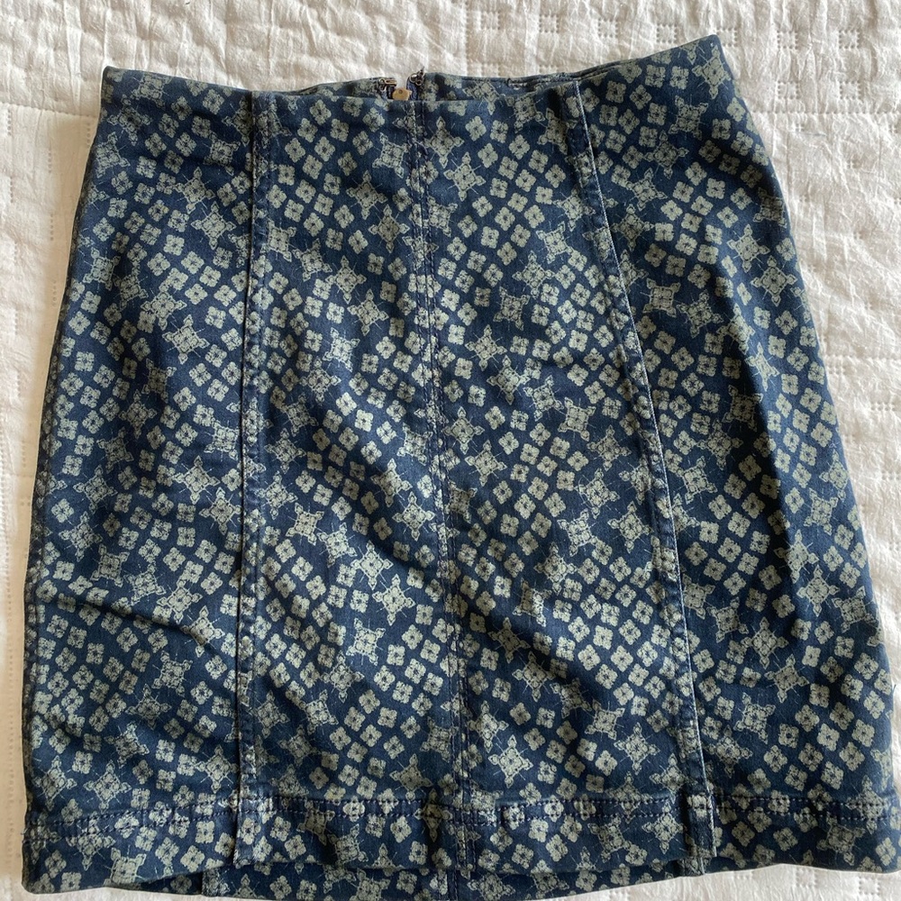 Free People Denim skirt